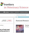 Frontiers in Veterinary Science杂志封面